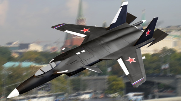 3d model of sukhoi 47 berkut airplane - Sukhoi 47 Berkut... by TotexArtz